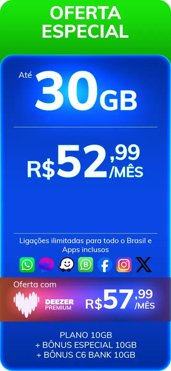 plano 30gb especial